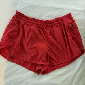 lululemon athletica Red Athletic Shorts